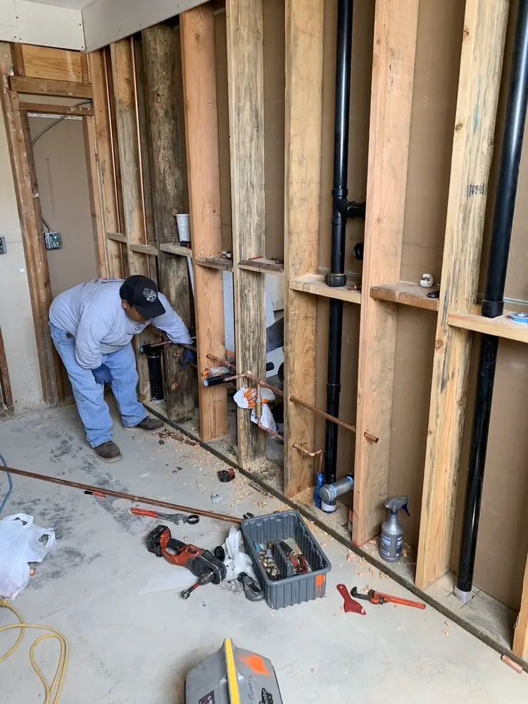 Commercial rough-in plumbing for Trenchless Sewer Repair in Artesia
